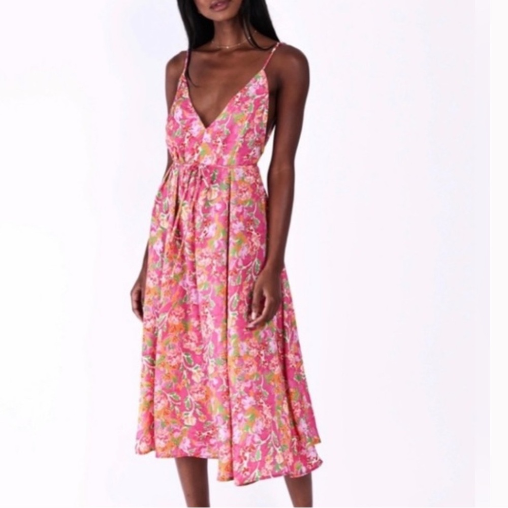 RESA “Hannah” Floral Midi Dress